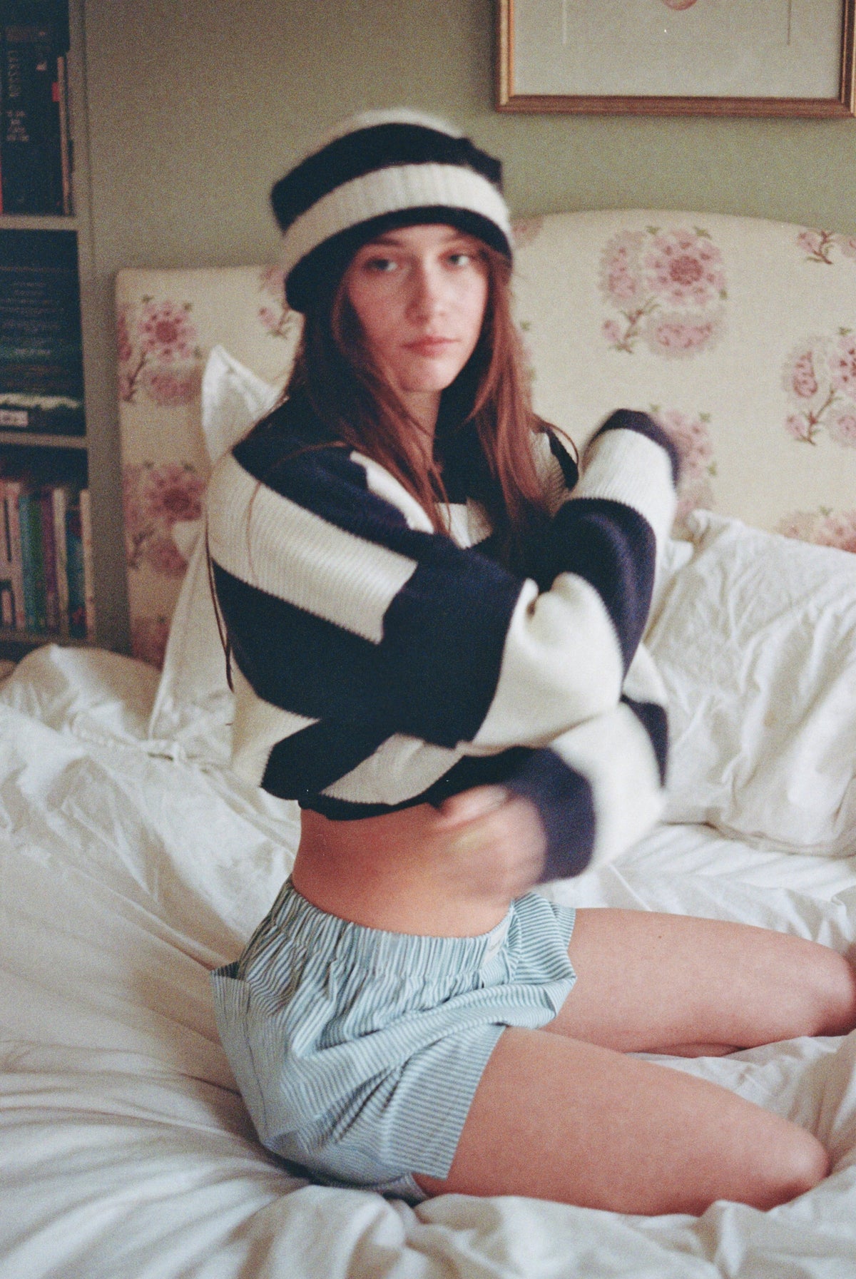 Teal Oxford Stripe Boxer Shorts