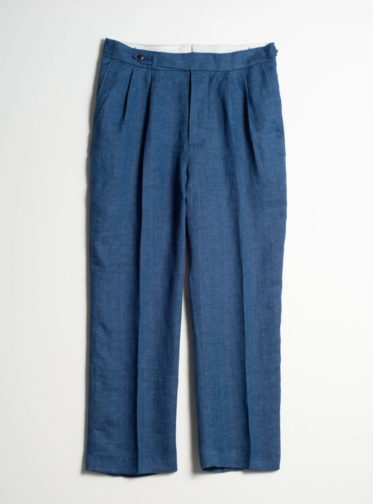 Blue Linen Suit