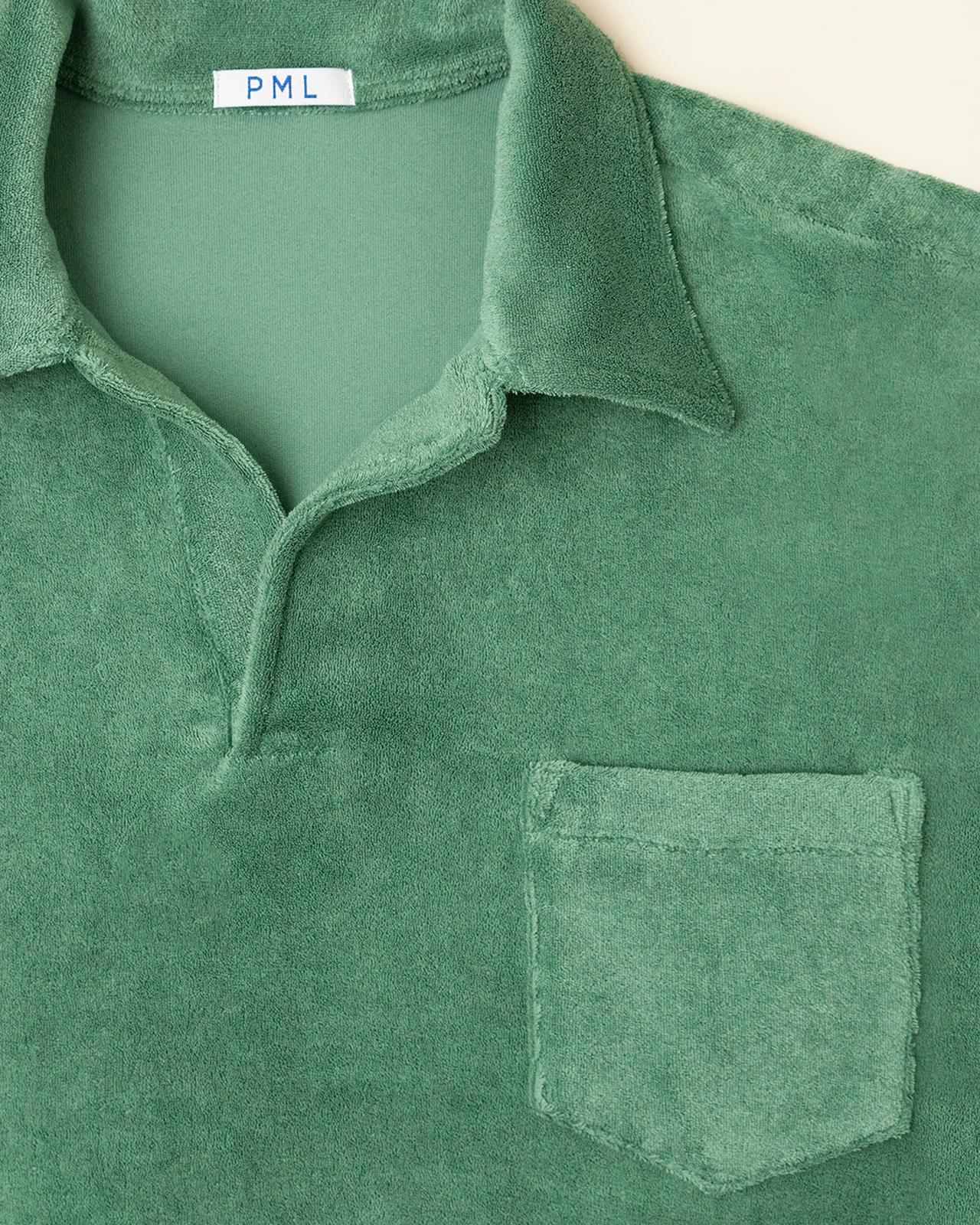 Polo Long Sleeve Chenille – Green