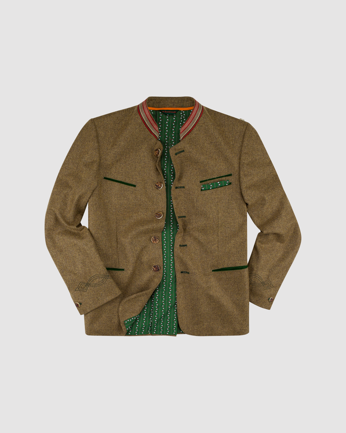 "Loden-Joppe" by Seisser & Cie. - Fawn-brown cloth Loden from Bavaria, Heritage cut