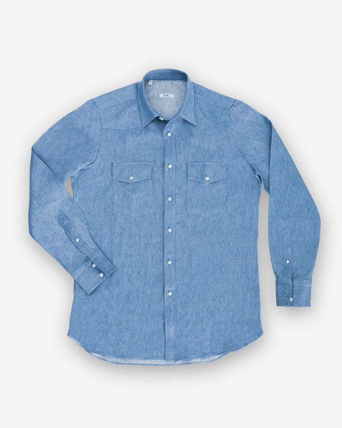 Western Linen denim shirt