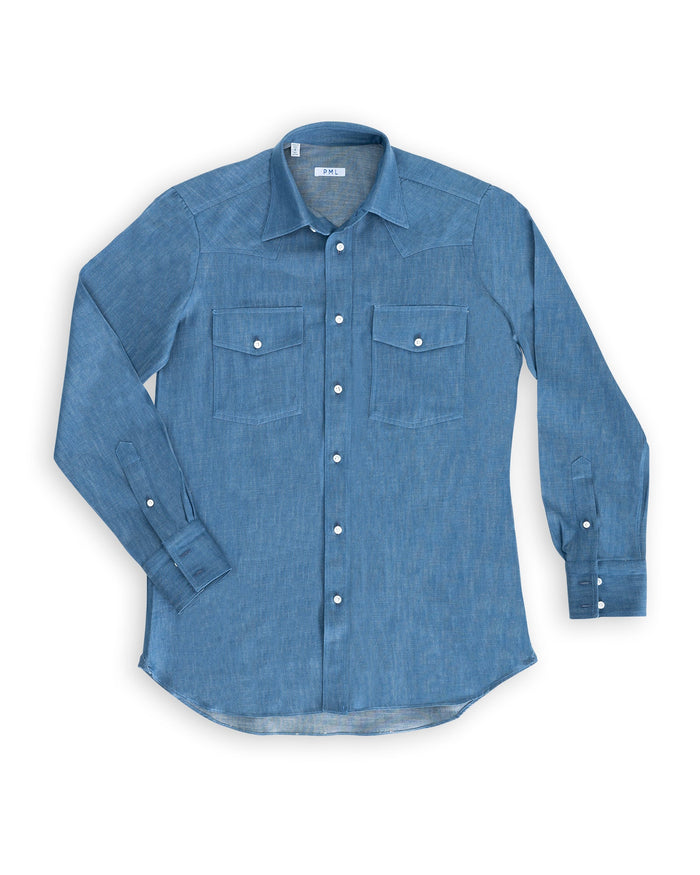 Western denim shirt