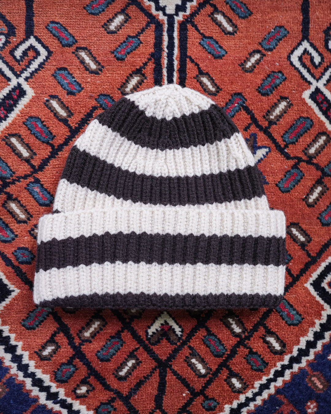 Quantock Stripe Lambswool Beanie