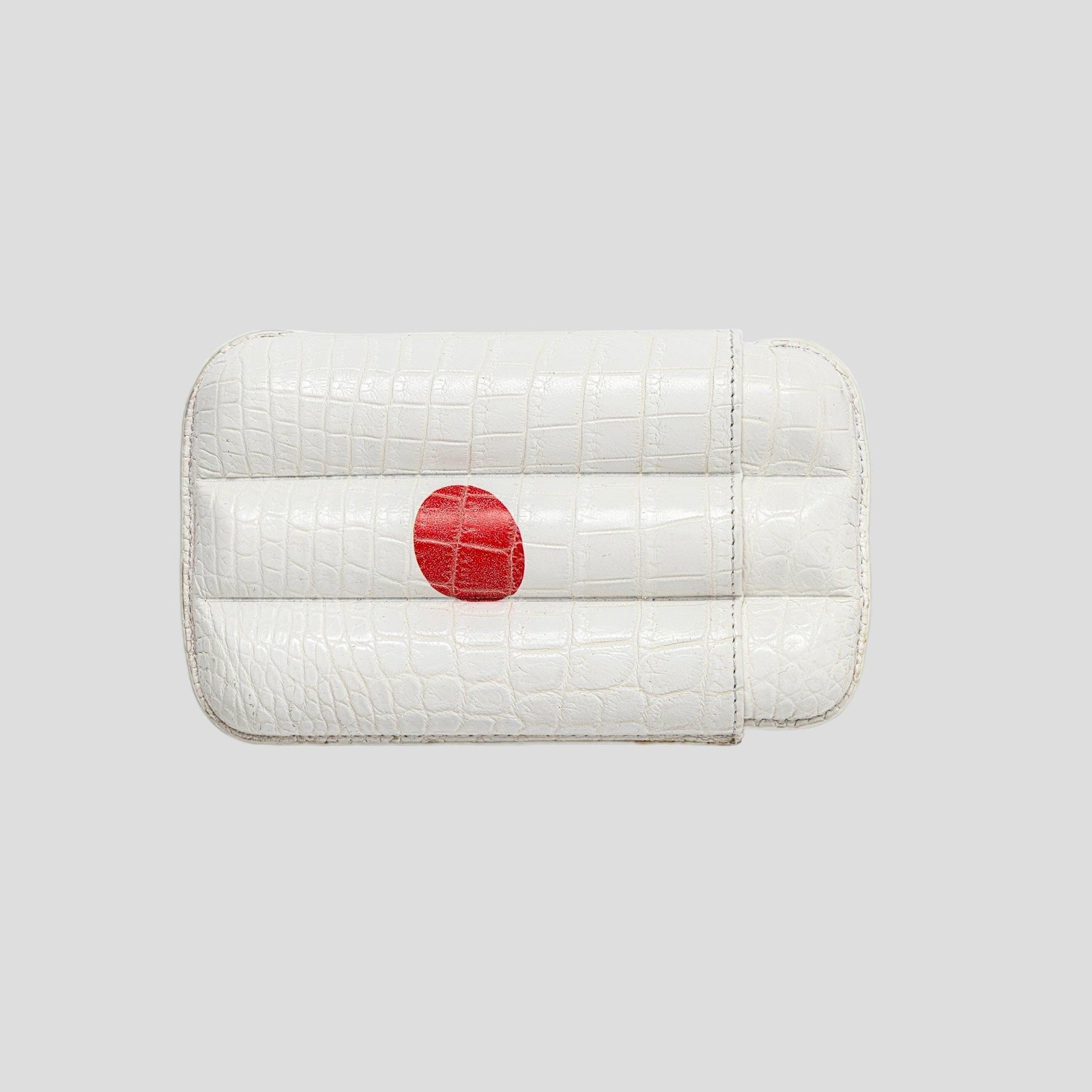 Genuine Crocodile Leather Case for 3 - Japan flag