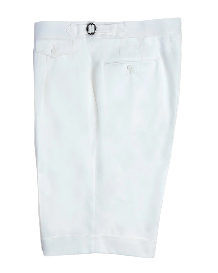 Fine cotton Shorts – White