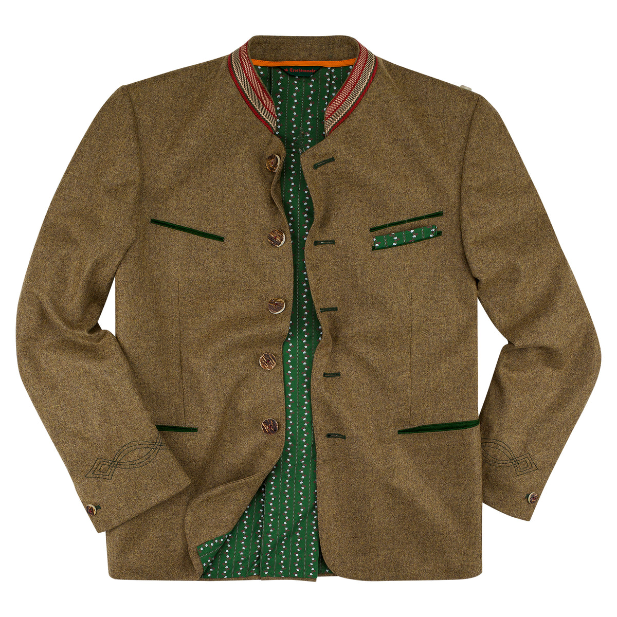 "Loden-Joppe" by Seisser & Cie. - Fawn-brown cloth Loden from Bavaria, Heritage cut