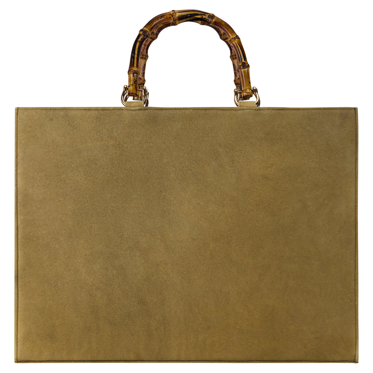 “Urban Hunter” Tote Bag, Genuine Deer Leather, Beige, Brown