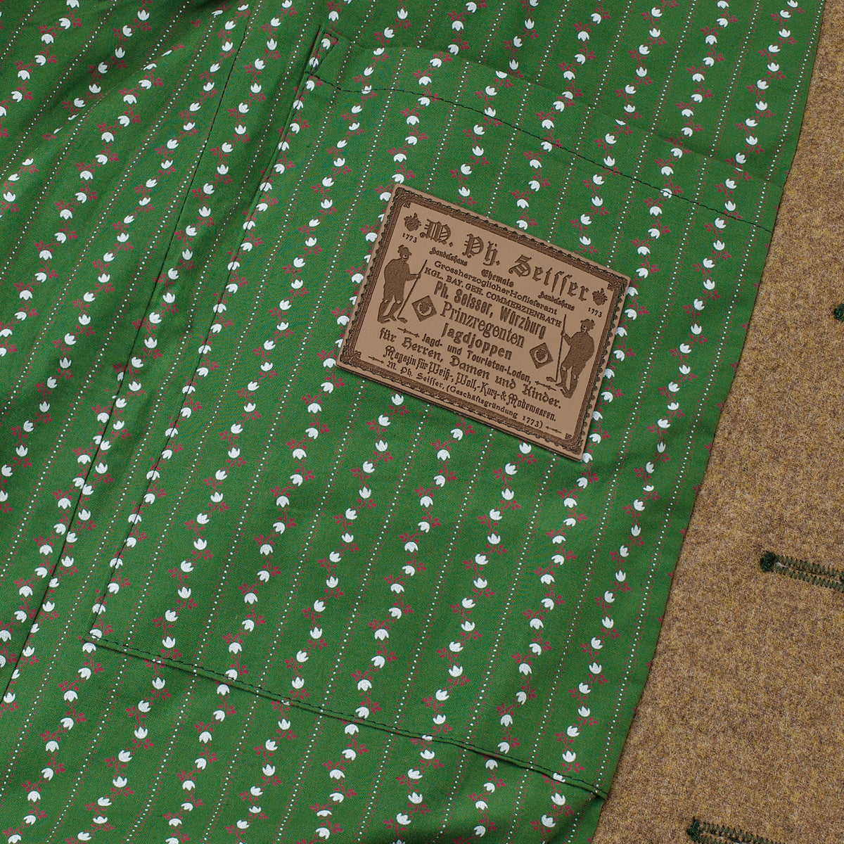 "Loden-Joppe" by Seisser & Cie. - Fawn-brown cloth Loden from Bavaria, Heritage cut