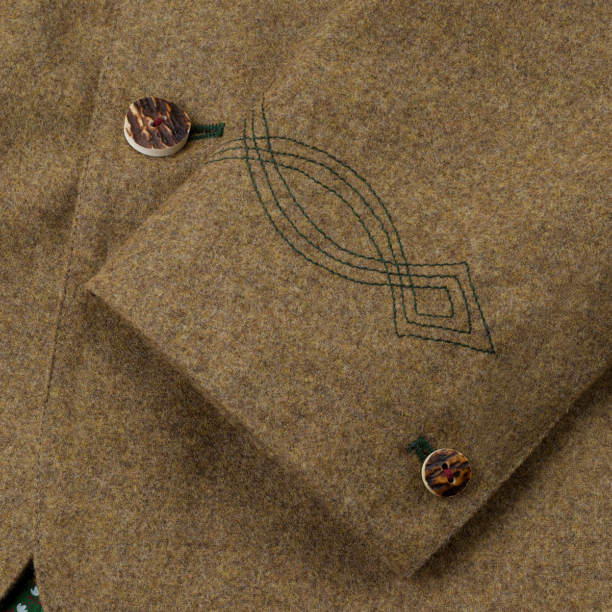 "Loden-Joppe" by Seisser & Cie. - Fawn-brown cloth Loden from Bavaria, Heritage cut