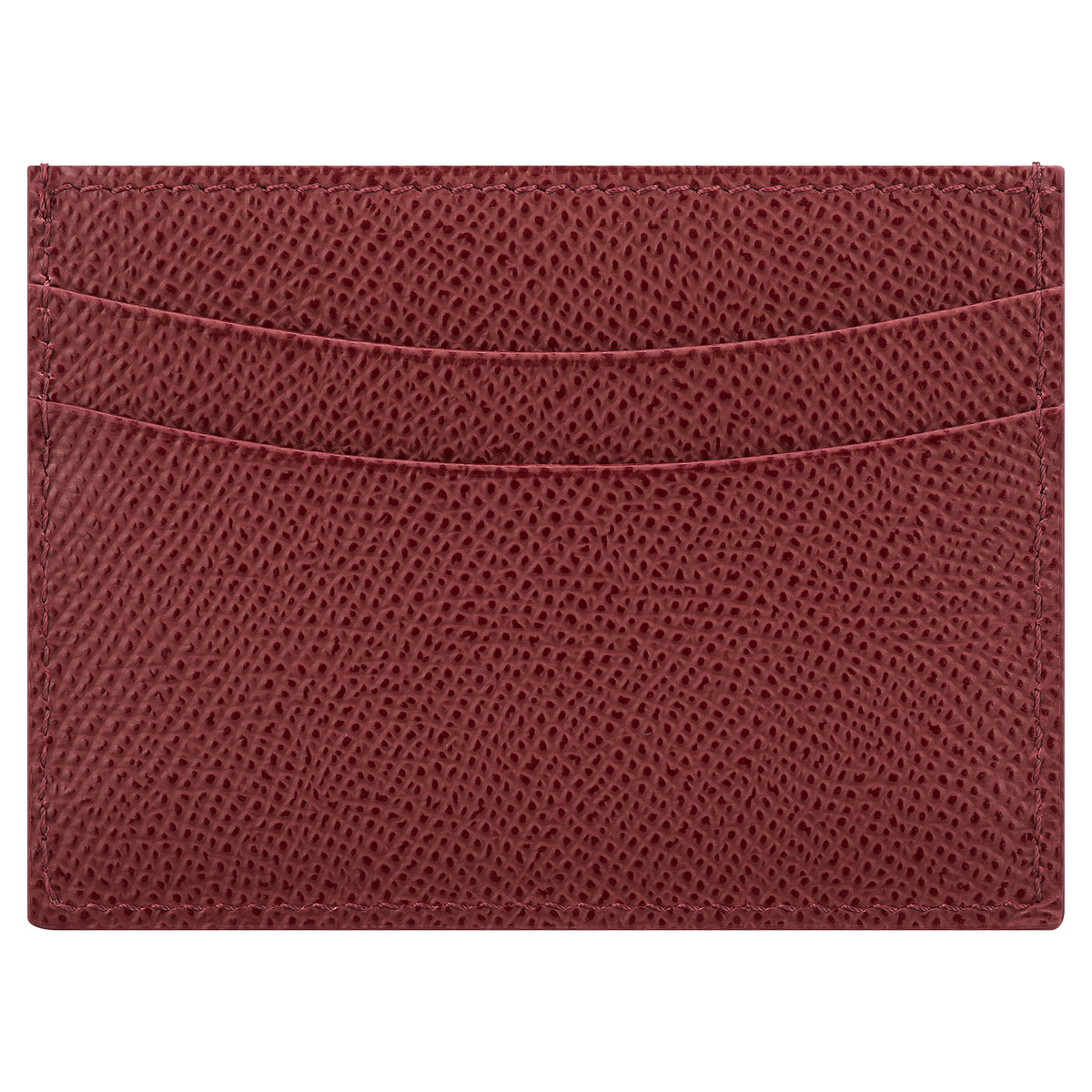 Credit Card Holder (Bordeaux, Fine Cowhide Leather)