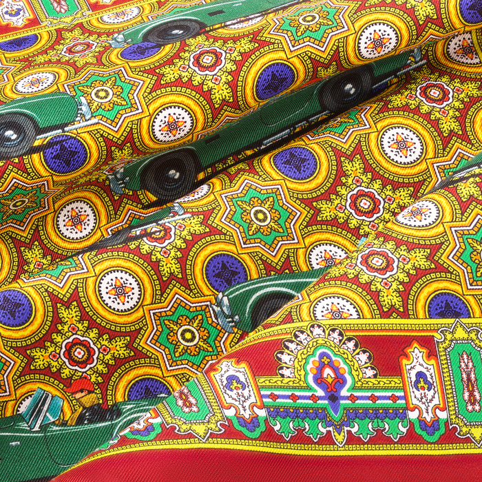 Seisser & Cie. Silk Pocket Square “Goodwood“ (Racing Green, 25×25)