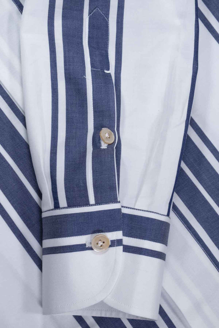 Camicia Capri esclusiva a righe blu
