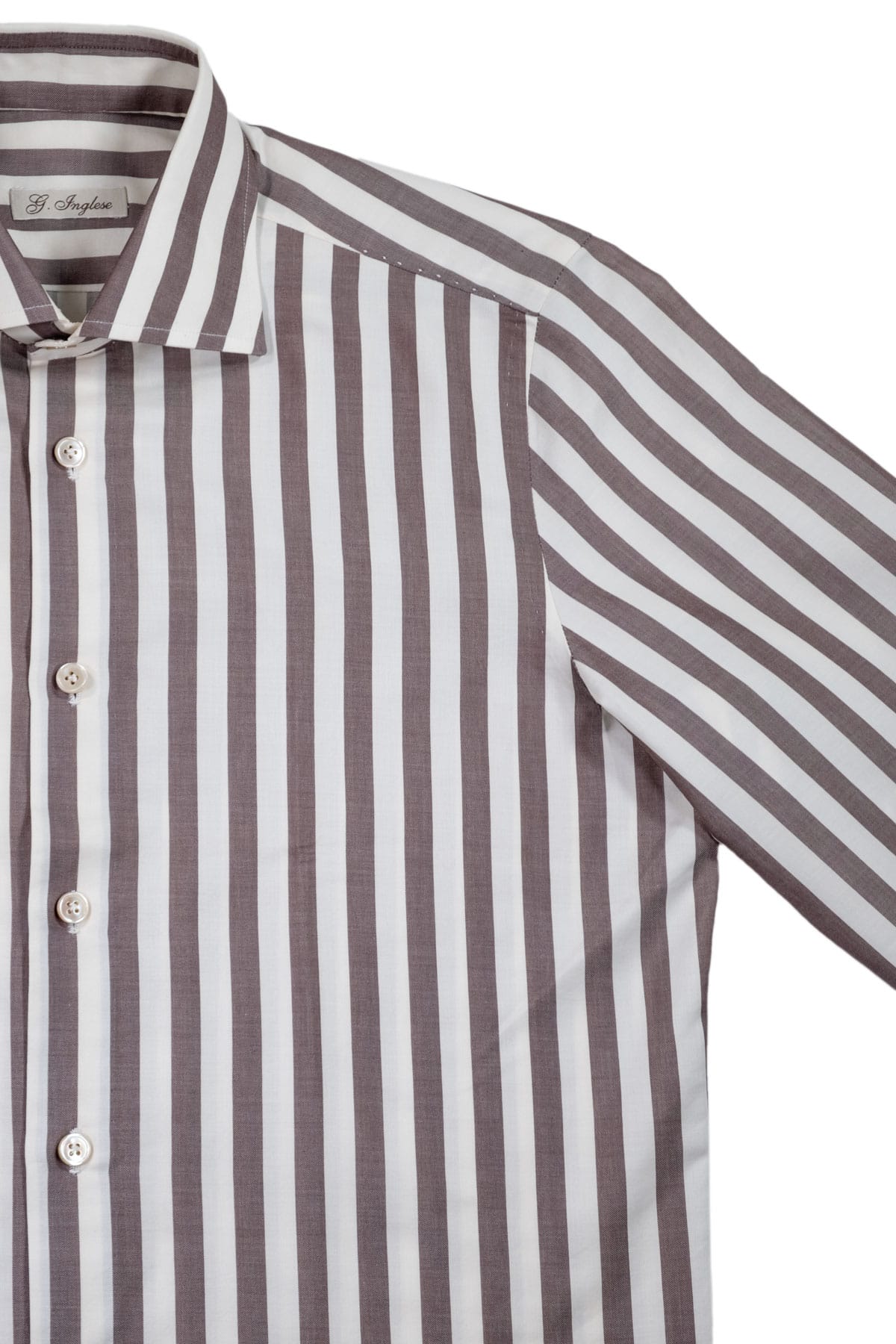 Exclusive Brown Striped Shirt