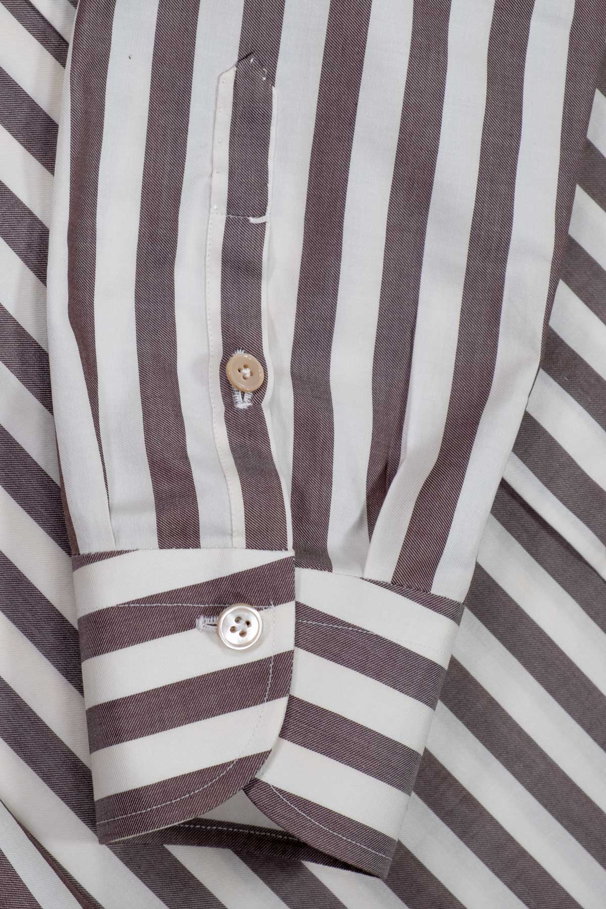 Exclusive Brown Striped Shirt