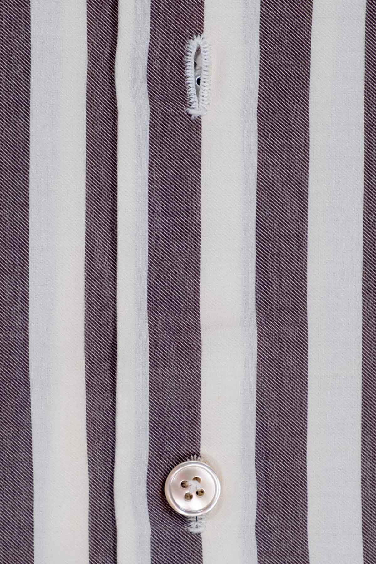 Exclusive Brown Striped Shirt