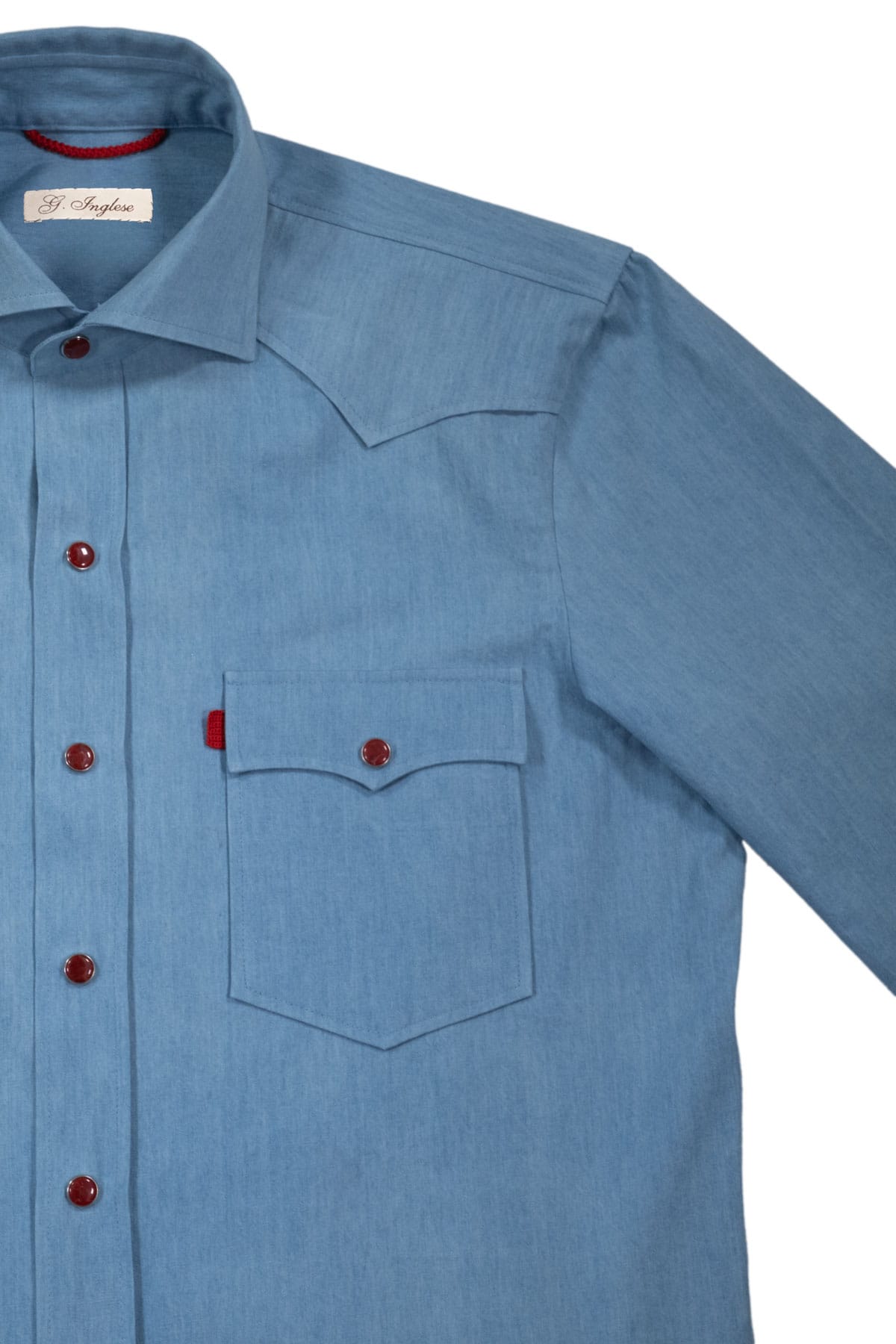 Light Denim Western Shirt
