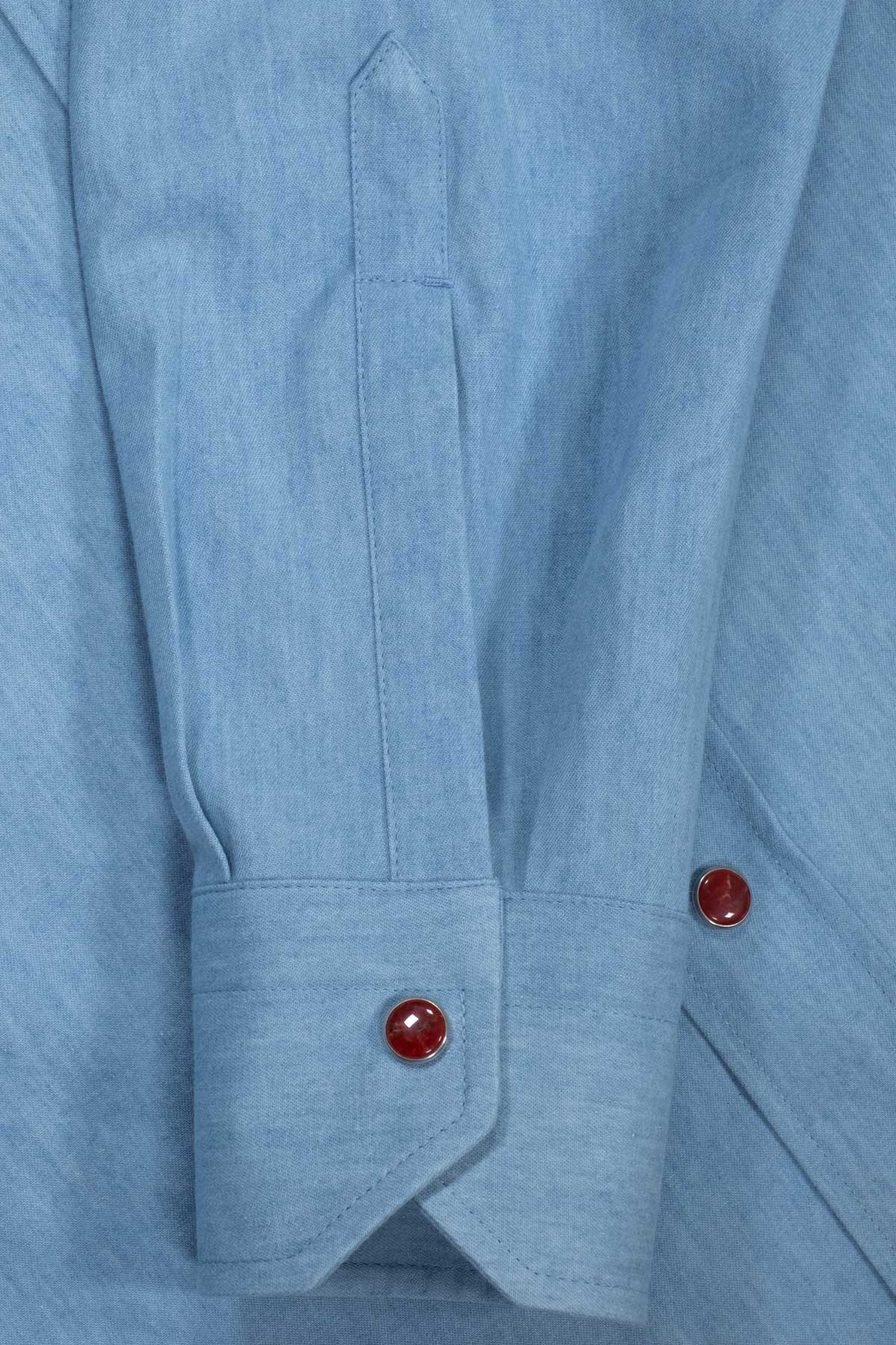 Light Denim Western Shirt