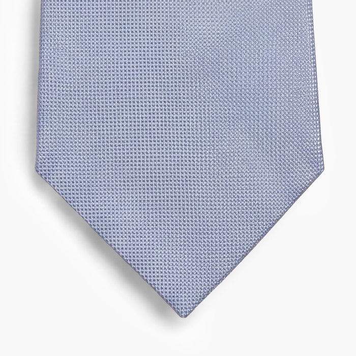 Light Blue 7-Fold Sartorial Silk Tie — Solid