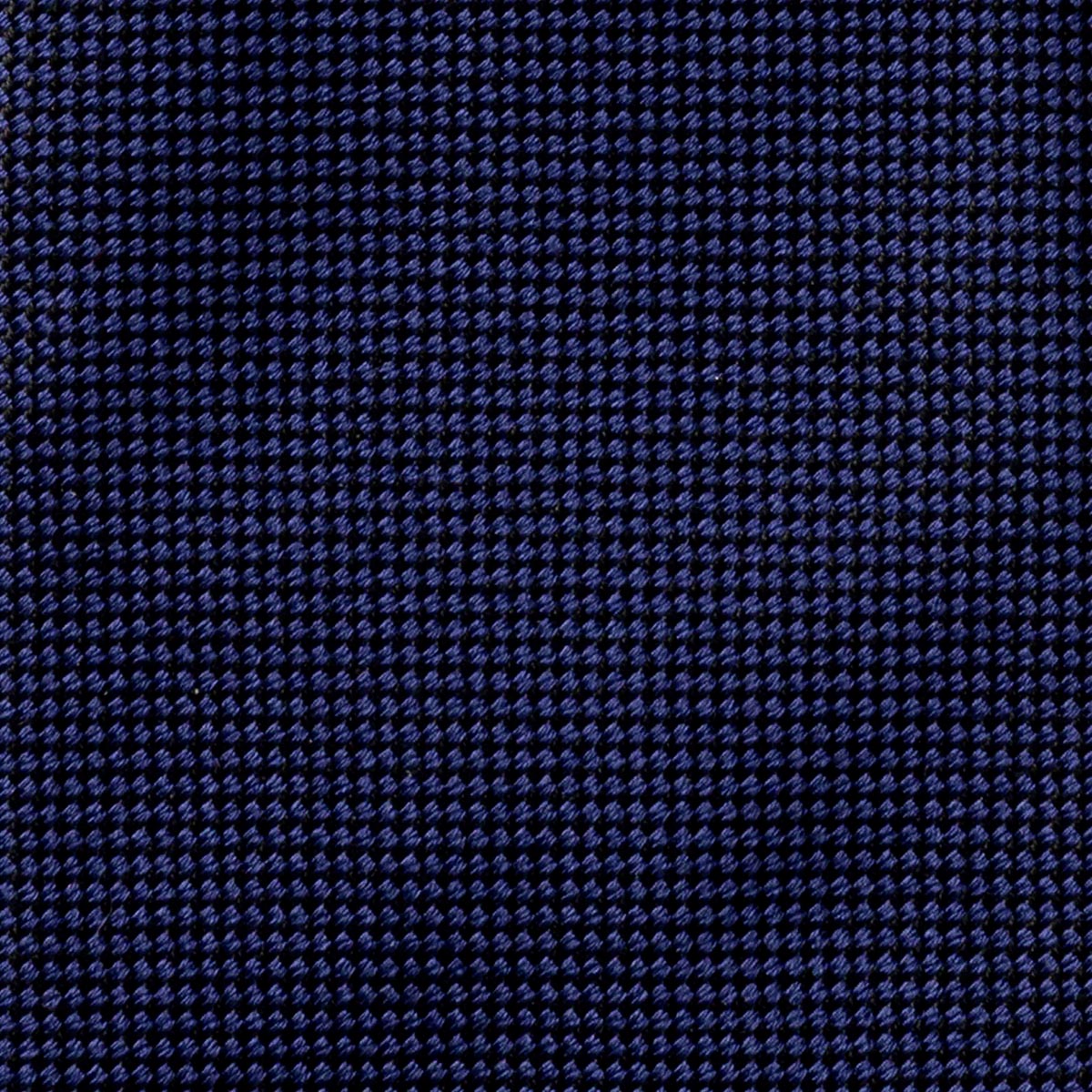 Dark Blue 3-Fold Sartorial Silk Tie — Solid