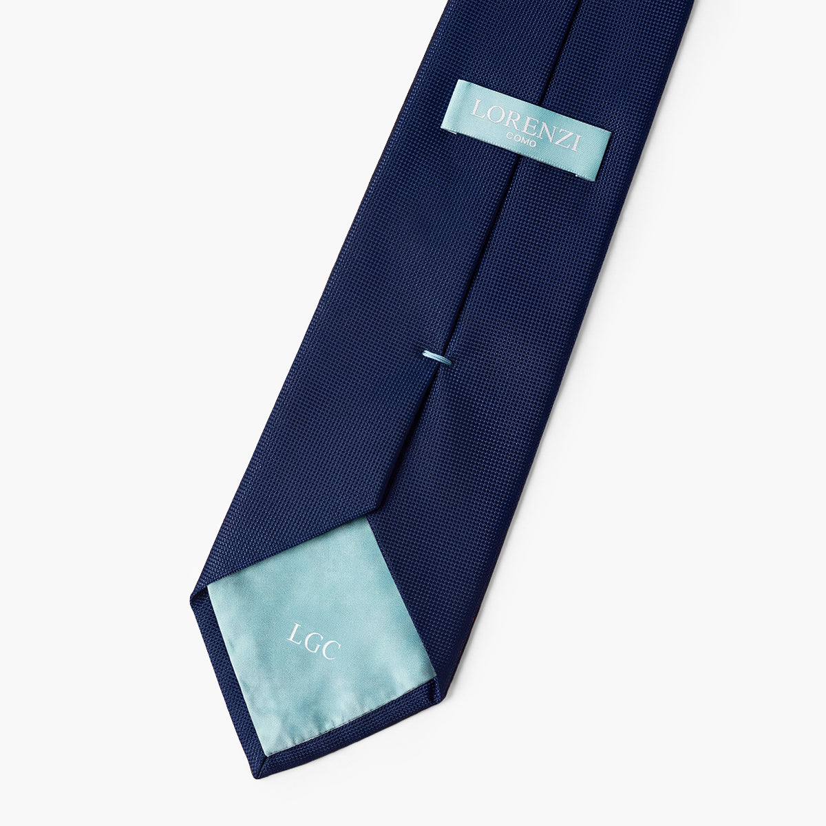 Dark Blue 3-Fold Sartorial Silk Tie — Solid