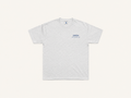 OREN Stamp Tee in grey, heavyweight cotton t-shirt — front view