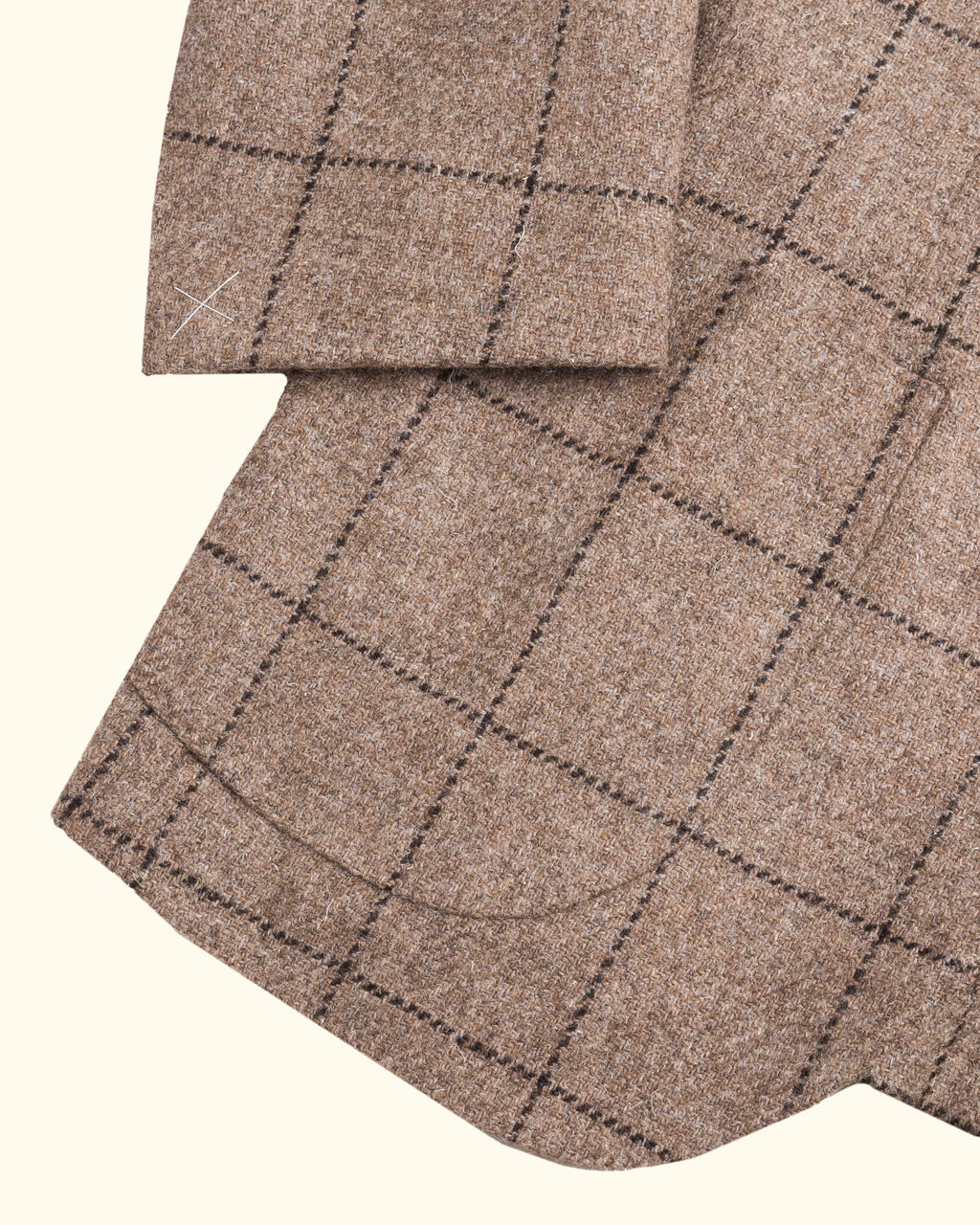 PML M&E undyed tweed sportcoat