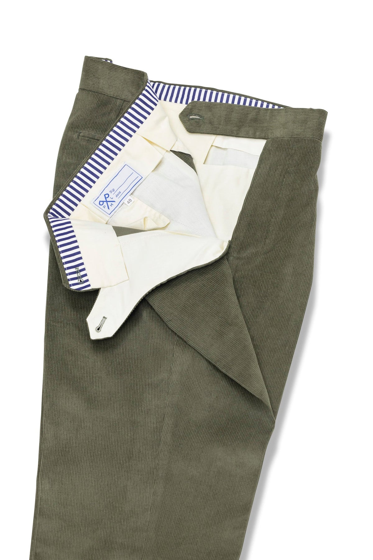 PML Velluto a coste fine – verde