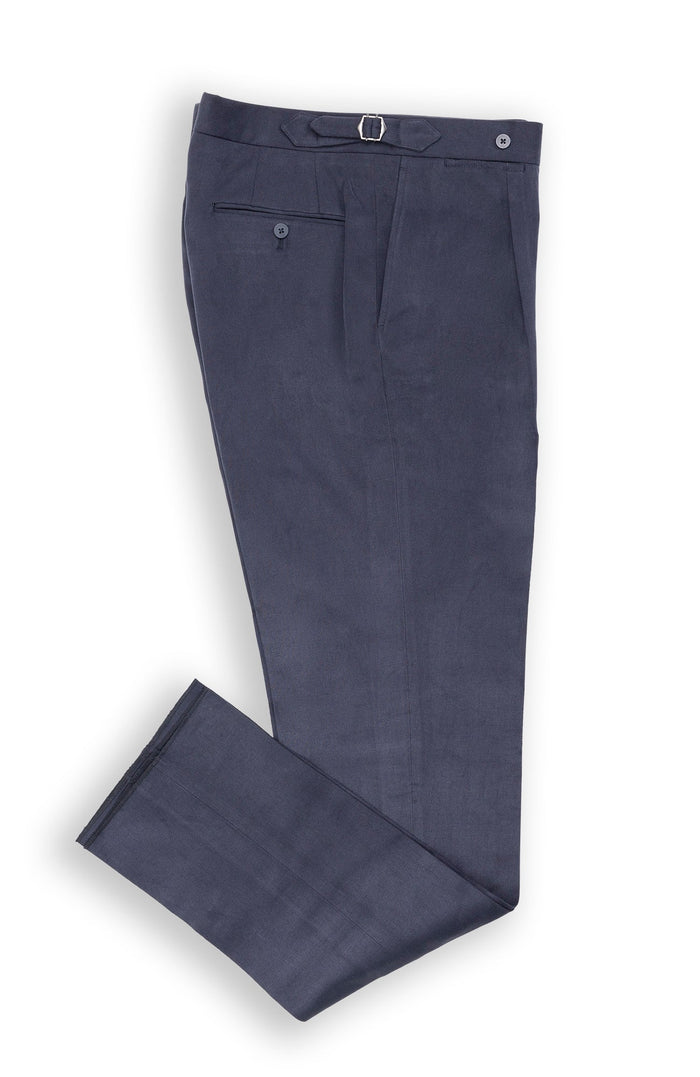 Heavy cotton dark navy trousers
