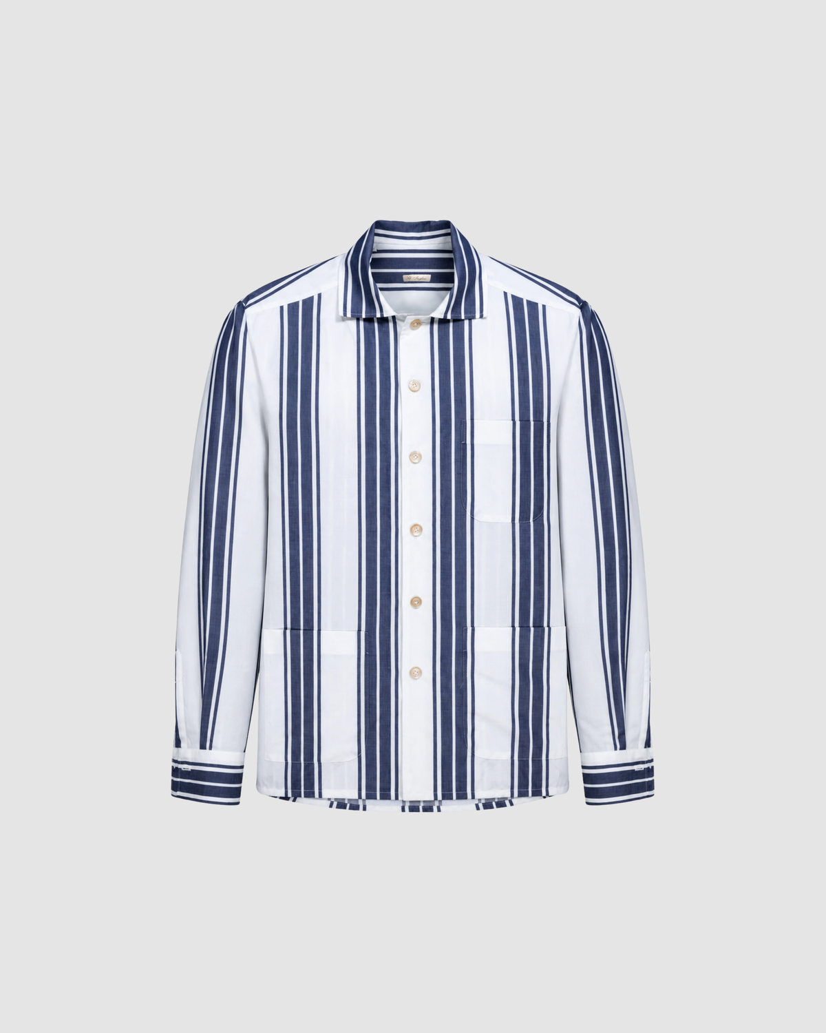 Blue Exclusive Stripe Safari Jacket