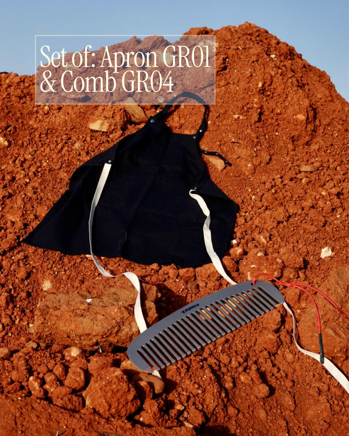 Special: Apron GR01 & Titanium Comb GR04