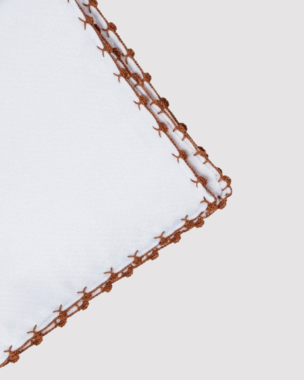 Orange Galletto Stitch Pocket Square
