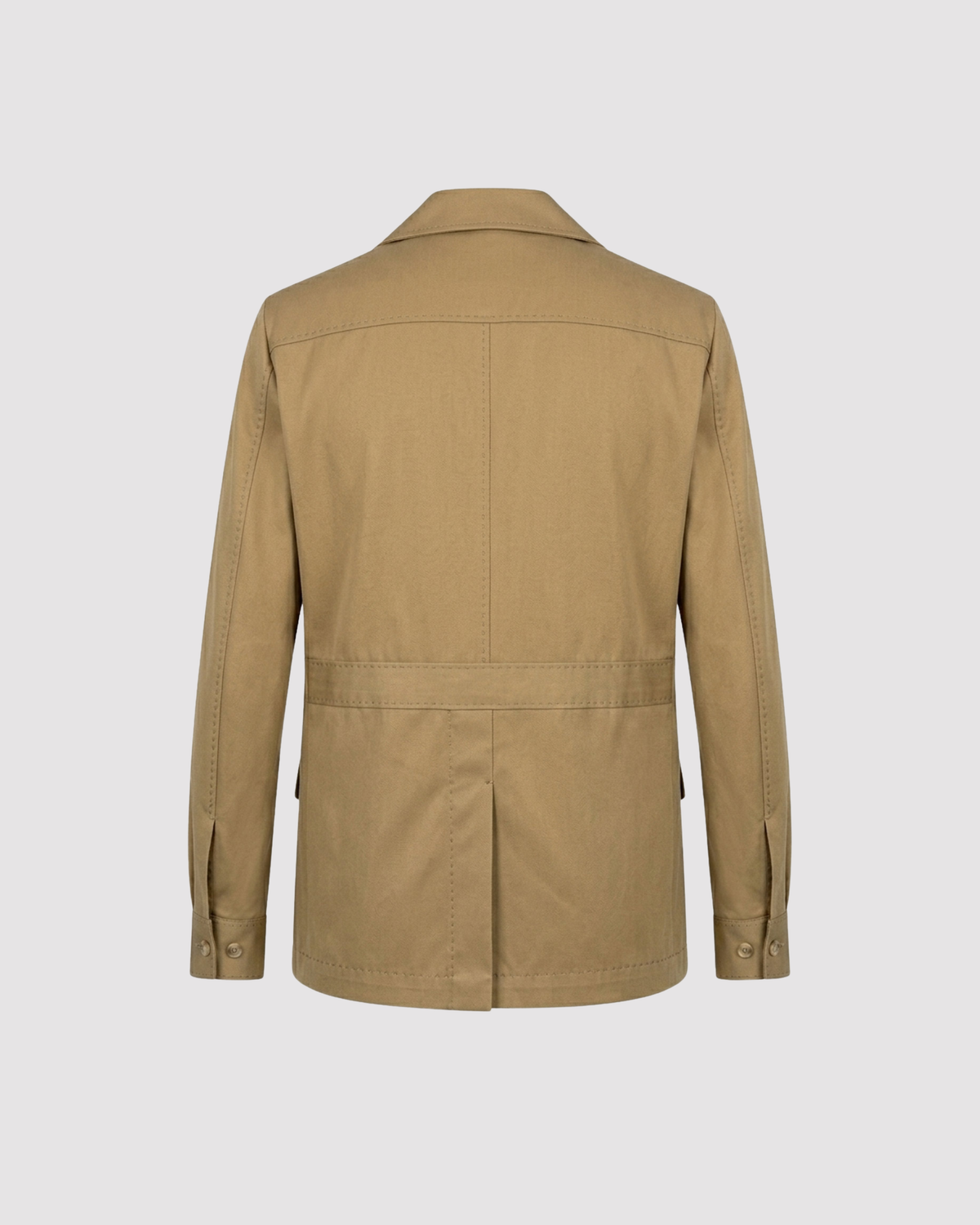 Giacca sahariana Guayabera in lana tasmaniana (cucita a mano in Italia)