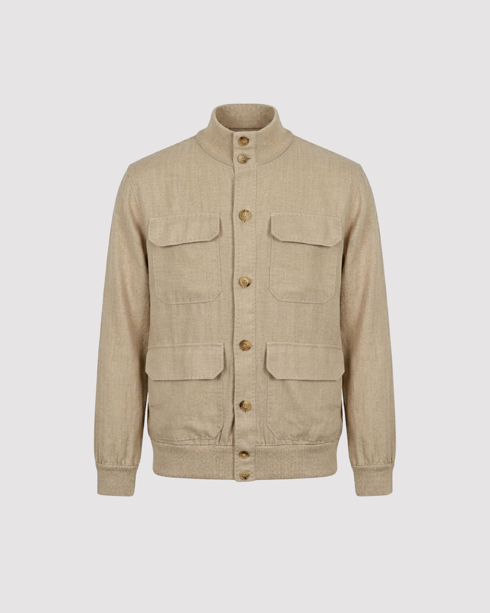 Cashmere and Cotton Val Jacket (Handmade in Italy)