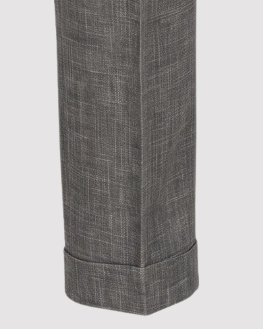 Loro Piana Summertime Tailored Trousers of Wool, Linen and Silk