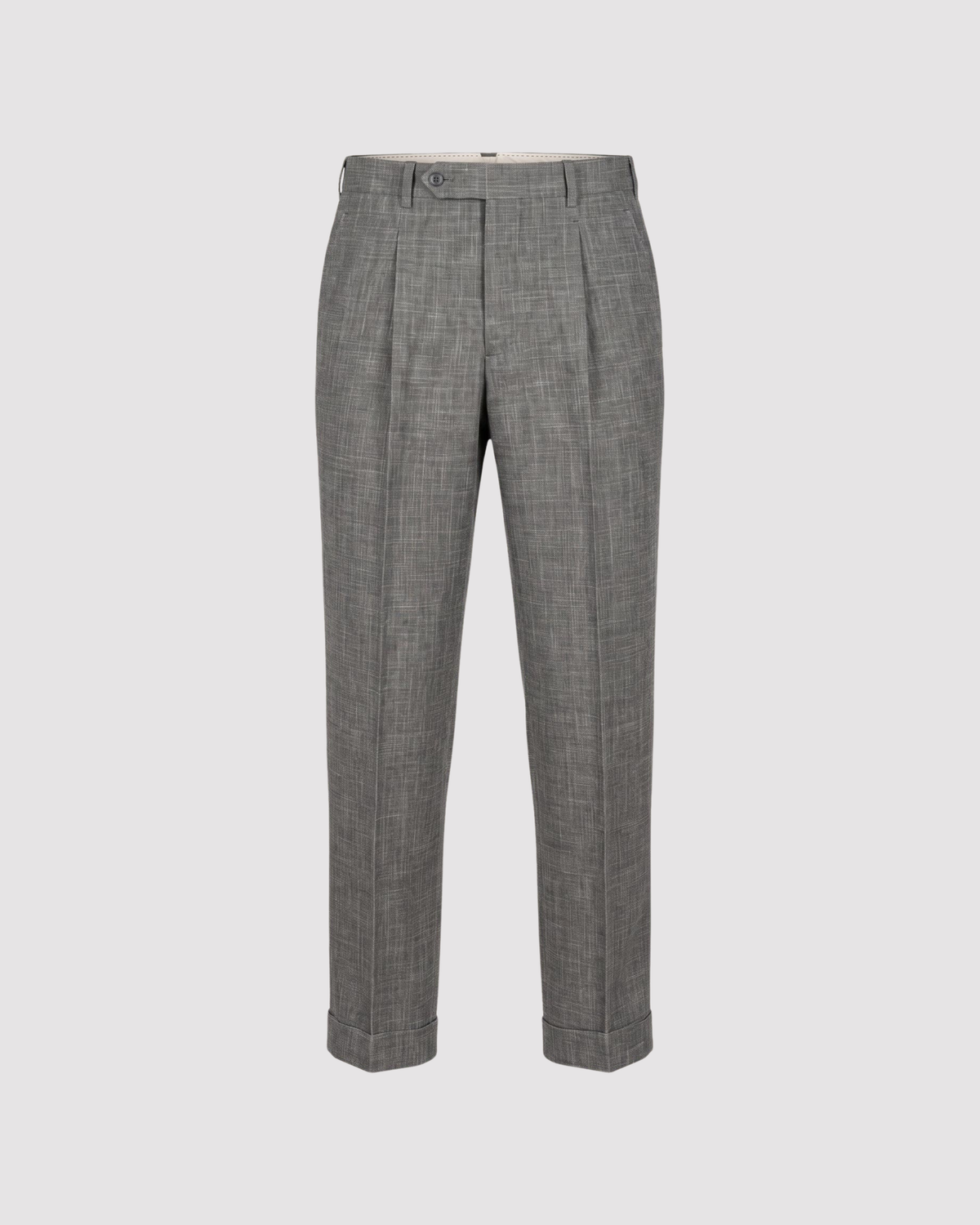 Pantaloni sartoriali Loro Piana Summertime in lana, lino e seta