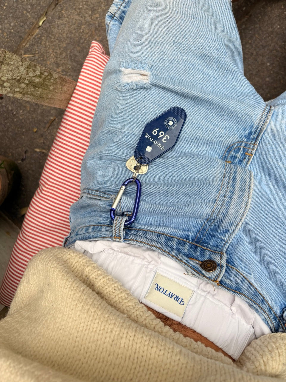 White Boxer Shorts - Blue Label
