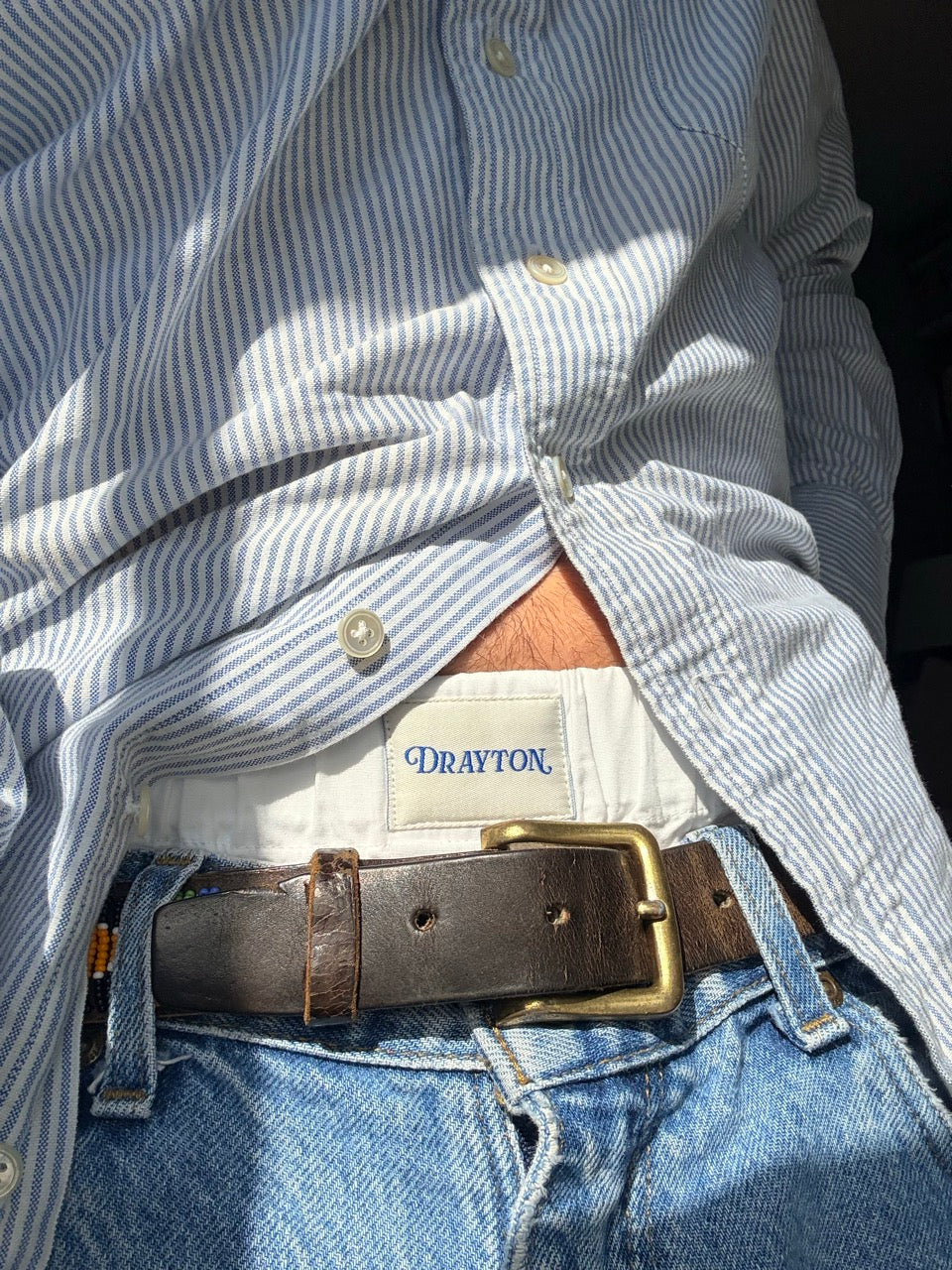 White Boxer Shorts - Blue Label