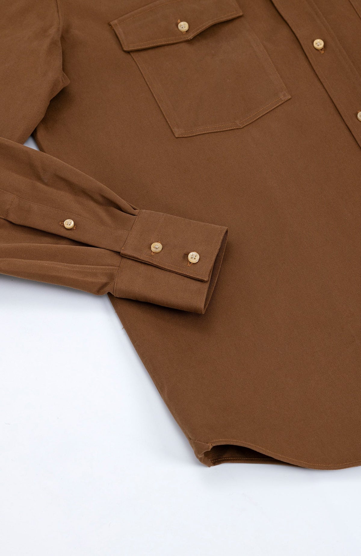 PML _Western heavy cotton overshirt Light Brown