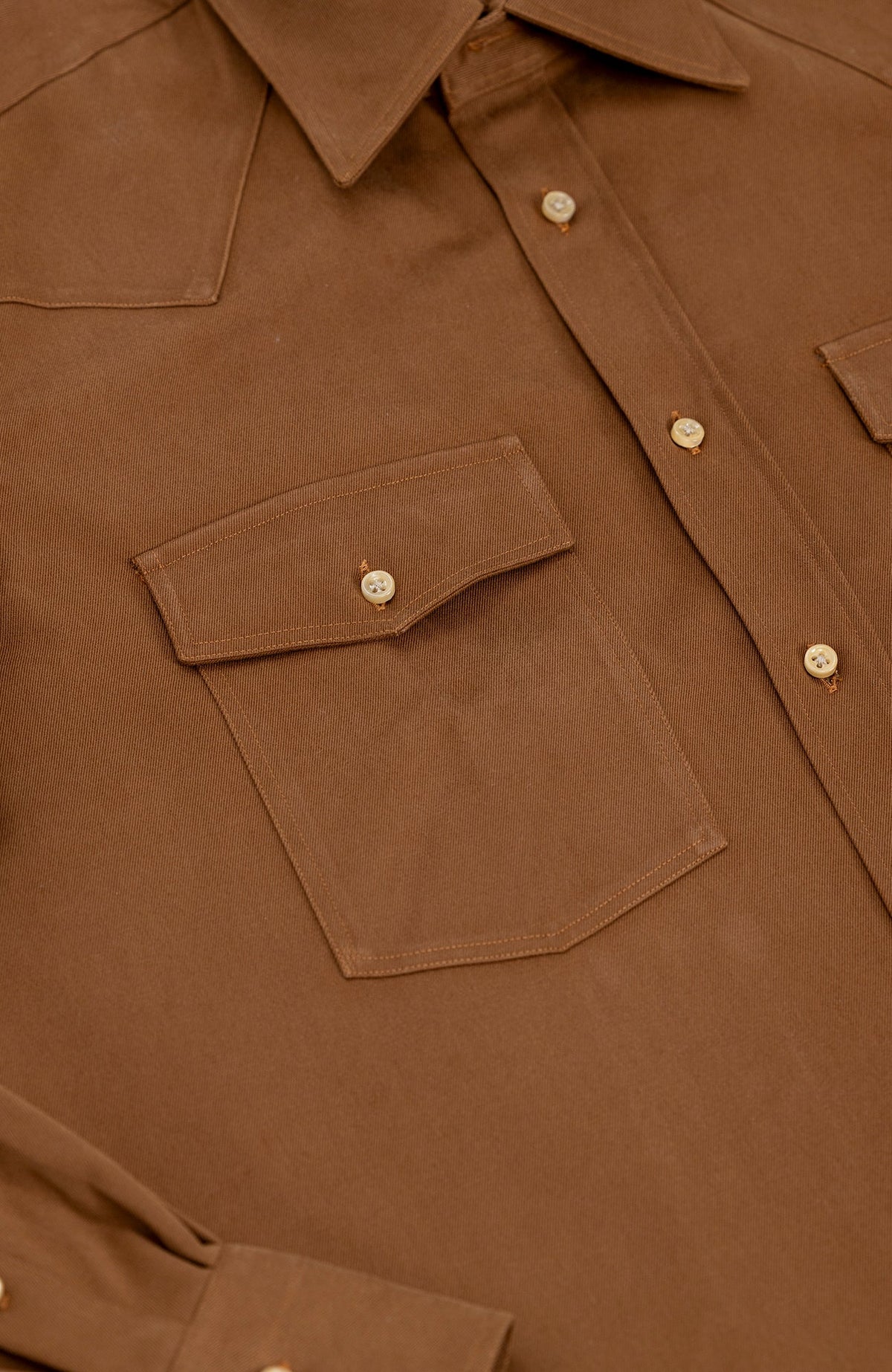 PML _Western heavy cotton overshirt Light Brown
