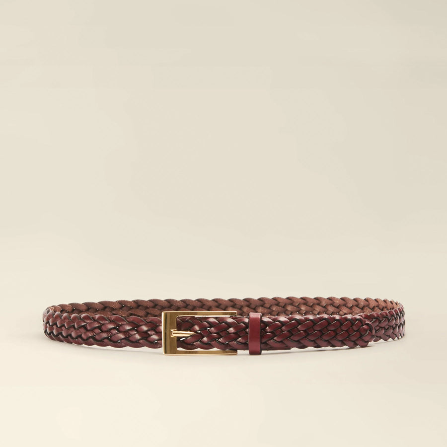 Miro Marrone Leather Belt (Made in Italy)