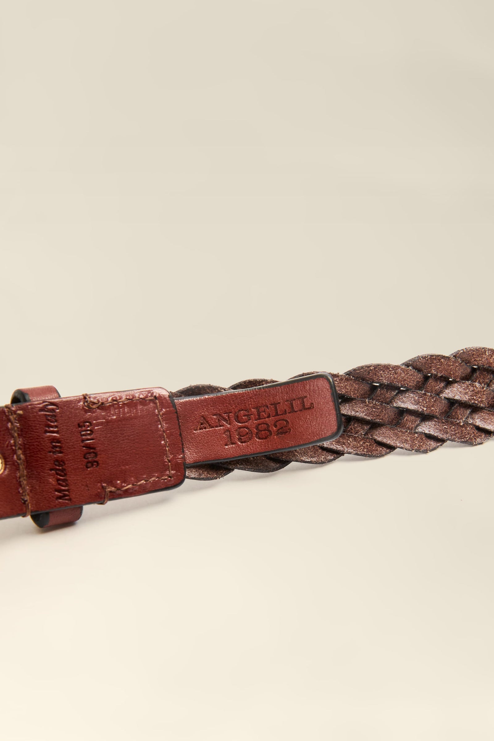 Miro Marrone Leather Belt (Made in Italy)