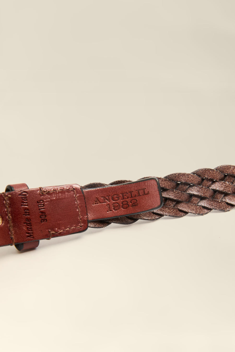 Miro Marrone Leather Belt (Made in Italy)