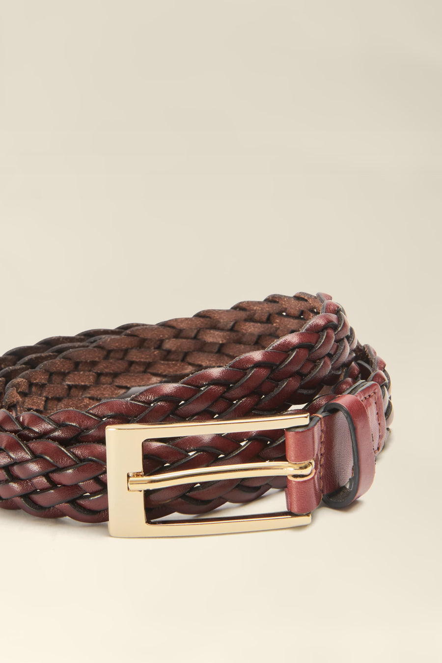 Miro Marrone Leather Belt (Made in Italy)