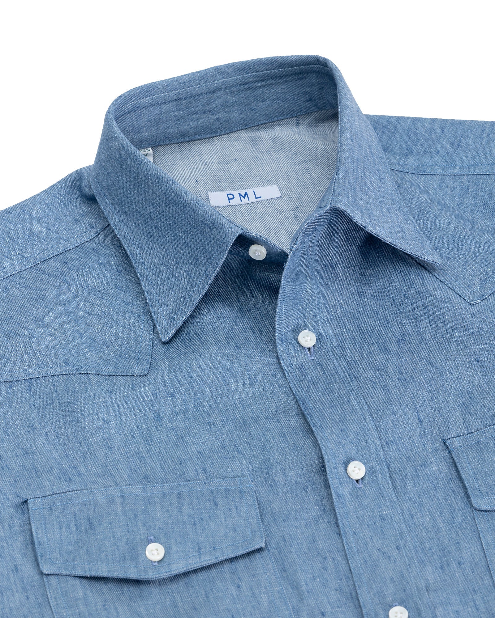 PML Western Linen denim shirt