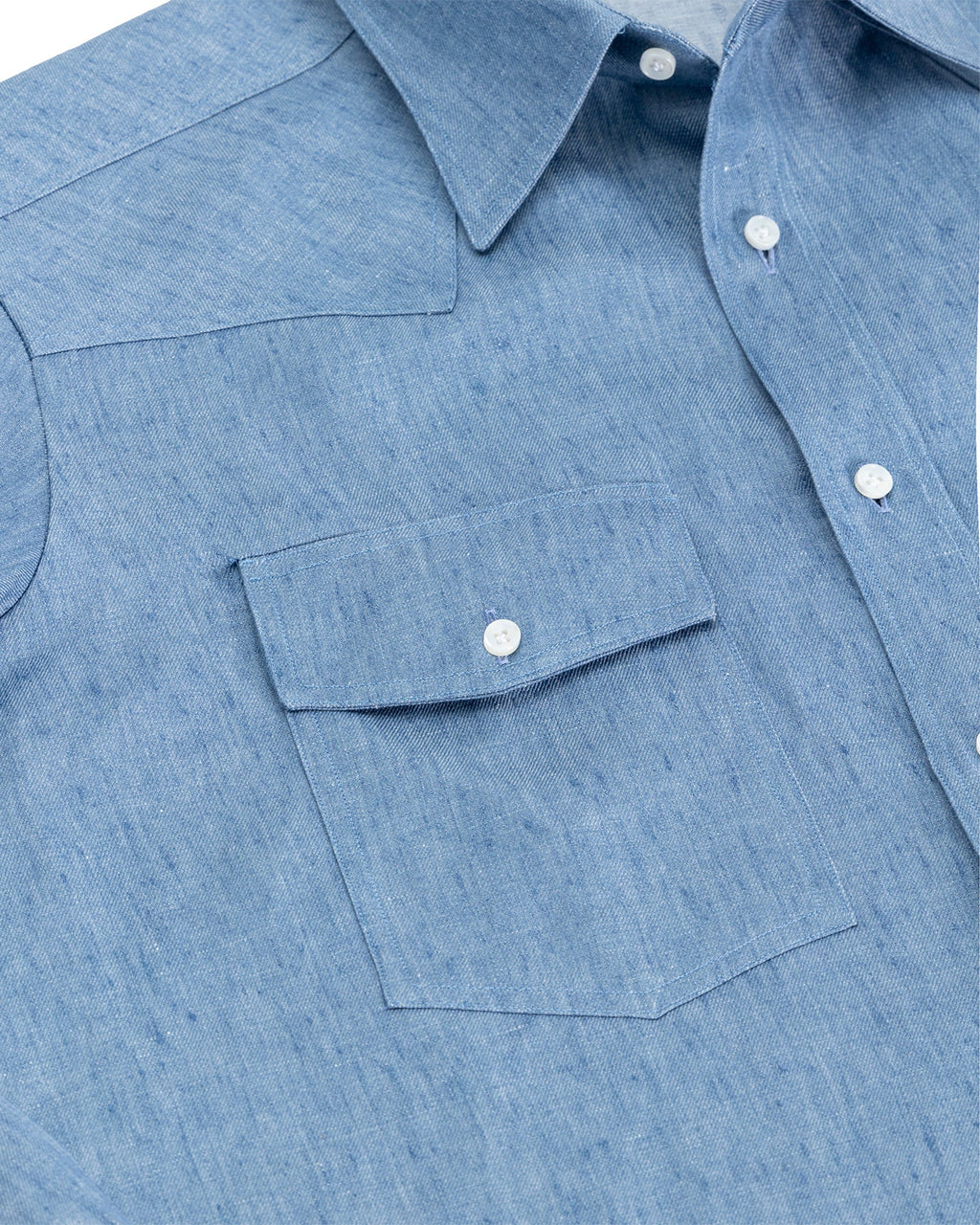 PML Western Linen denim shirt