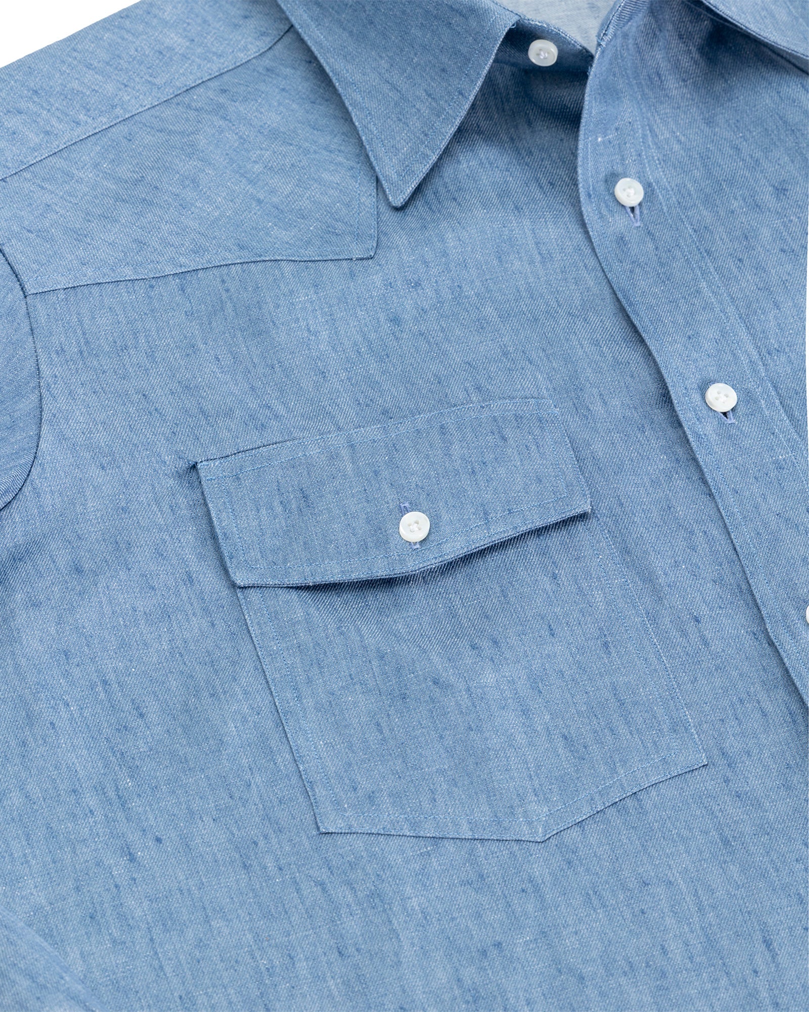 PML Western Linen denim shirt