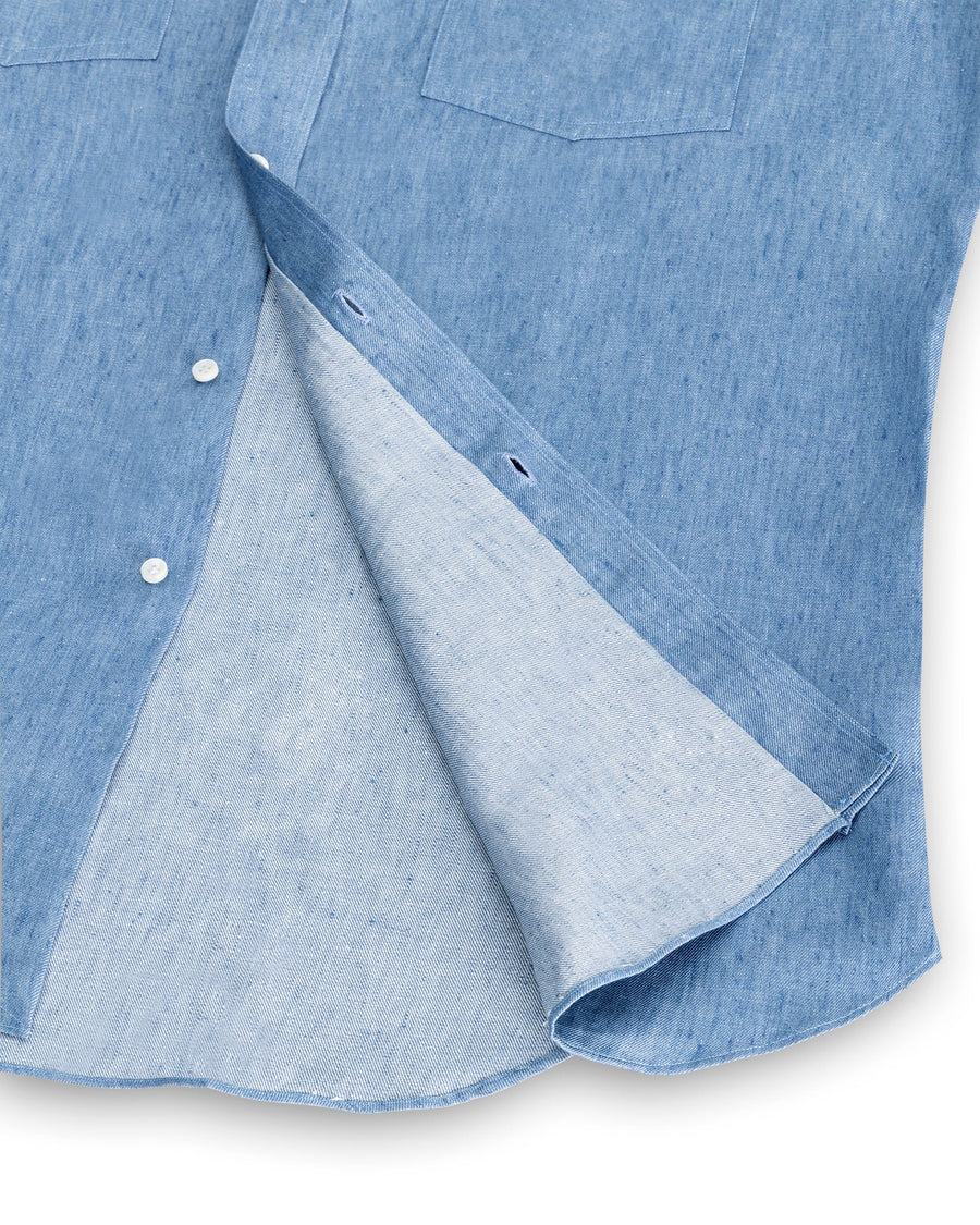 PML Western Linen denim shirt