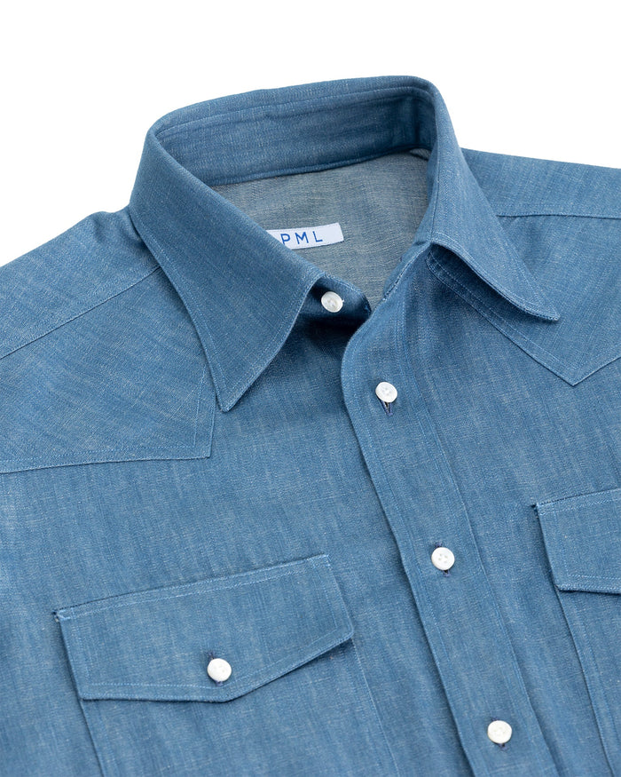 Western denim shirt