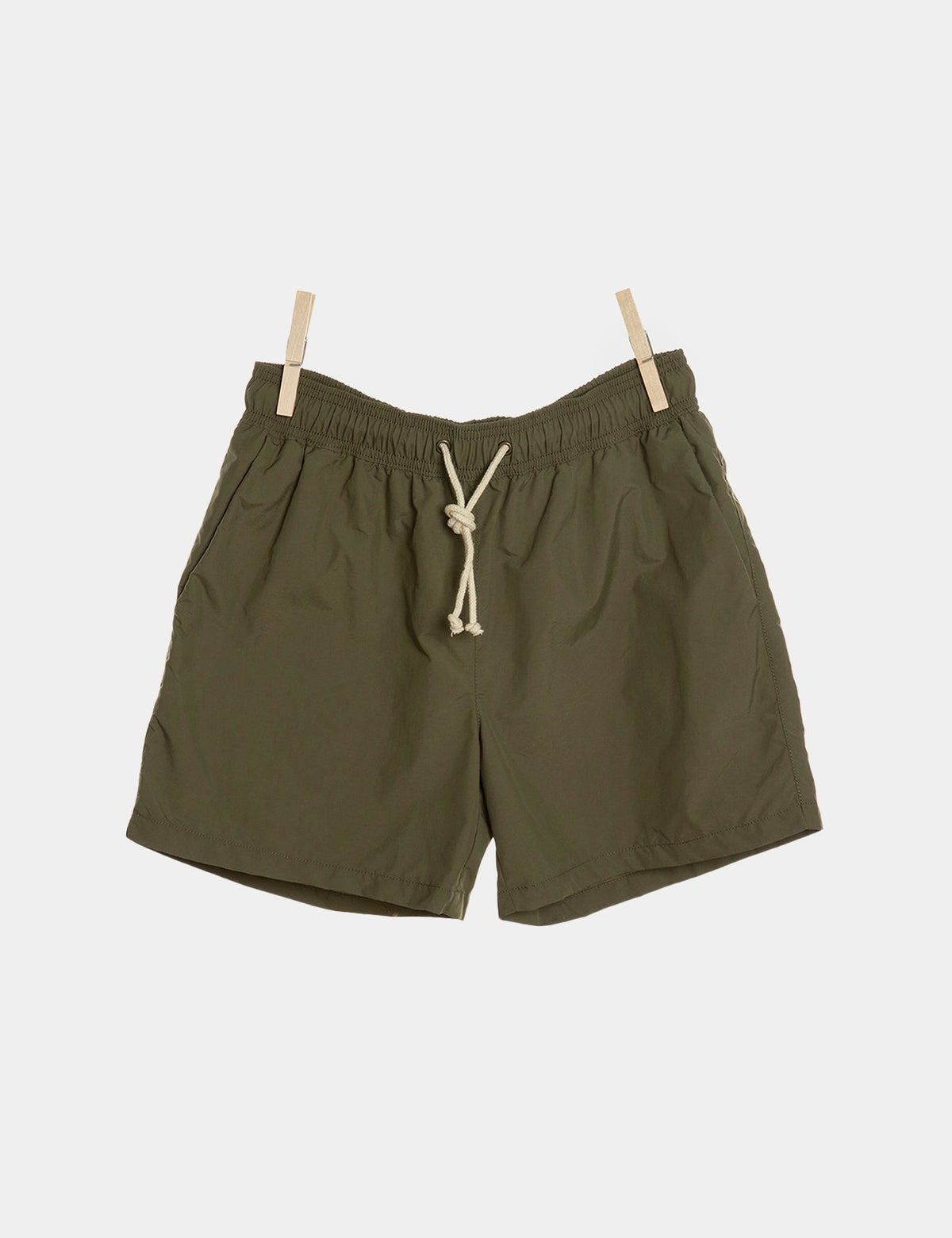 Verde Oliva Swim Shorts