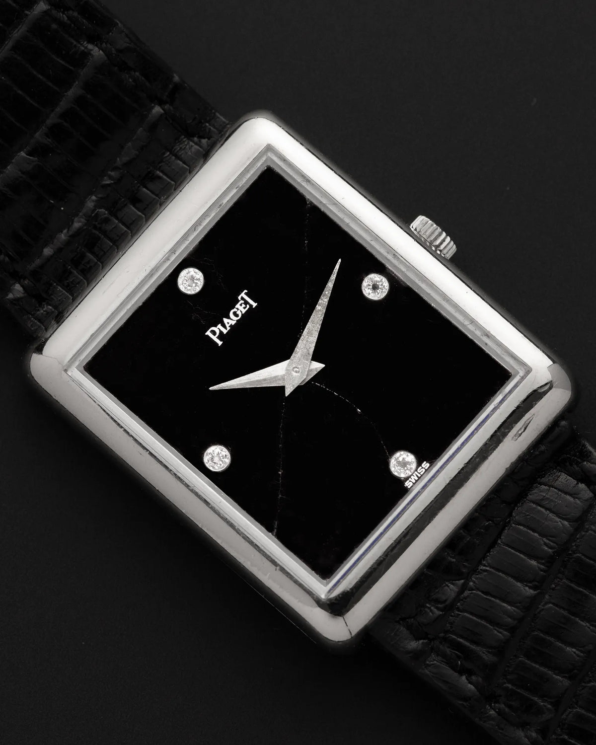 Piaget Tank Onyx Diamond Dial